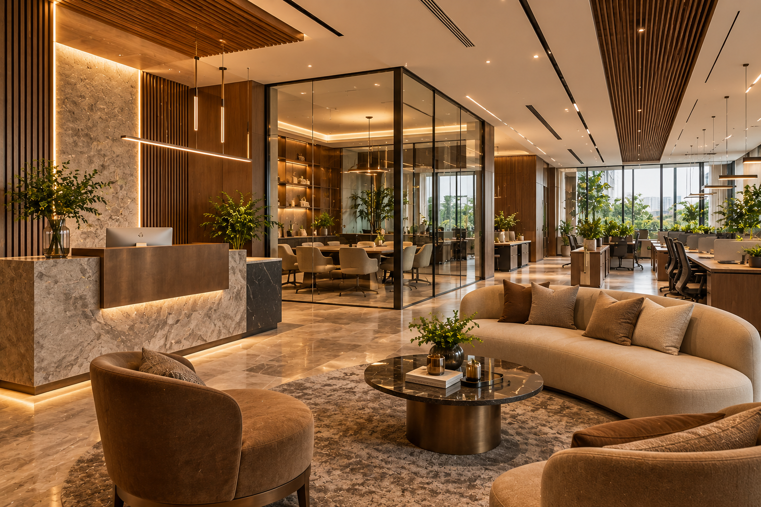 Commercial interior
