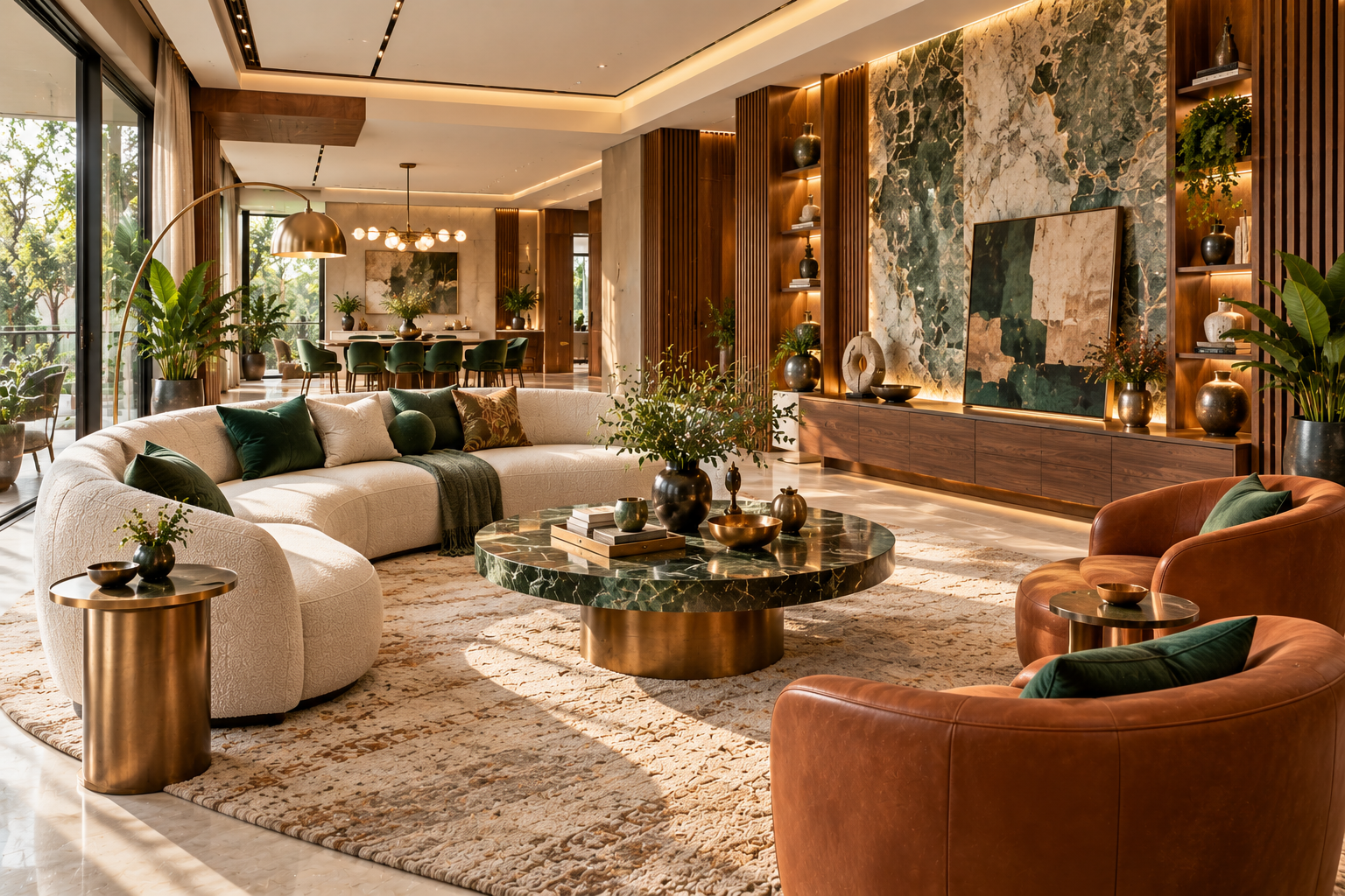 Interior material palette