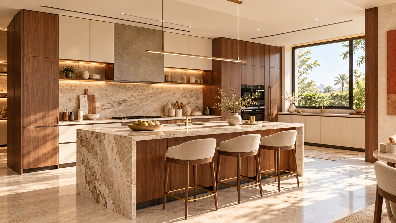 Premium modular kitchen interior