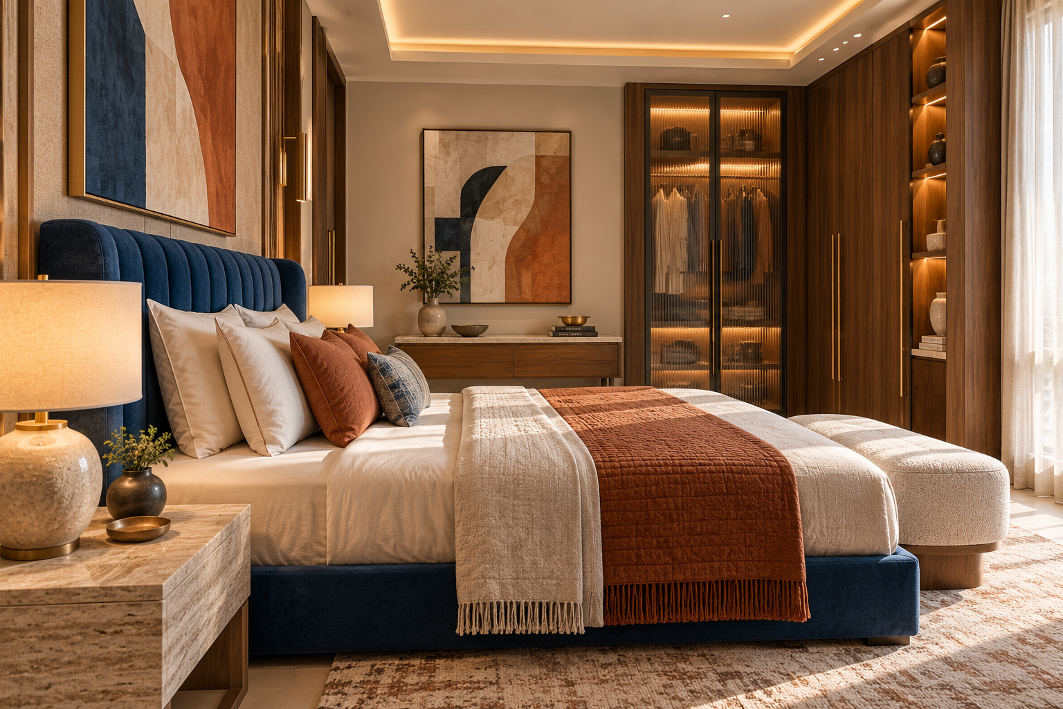 Zsquare Interiors living room statement details interior