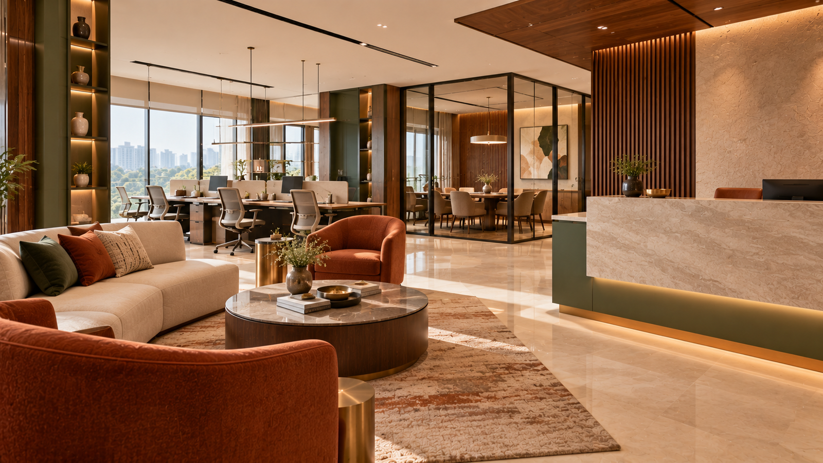 Premium commercial interior