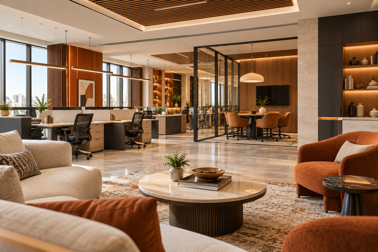 Zsquare Interiors finished commercial interior