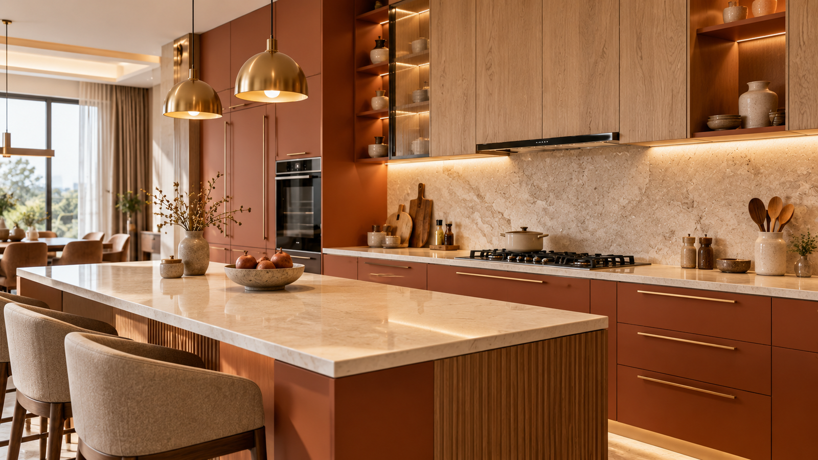 Zsquare Interiors refined modular kitchen finishes