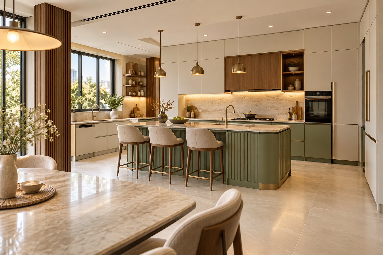 Zsquare Interiors finished modular kitchen